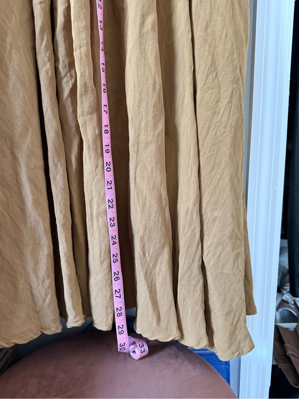 MABLE Mustard Layered Set, Top and Skirt - Picture 6 of 6